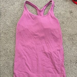 Women's Pink Racerback Tank Top